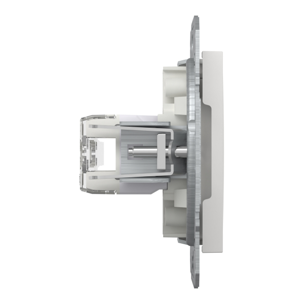 Schneider Asfora - Netzwerkdose - ISDN-​Dose CAT6 2xRJ45